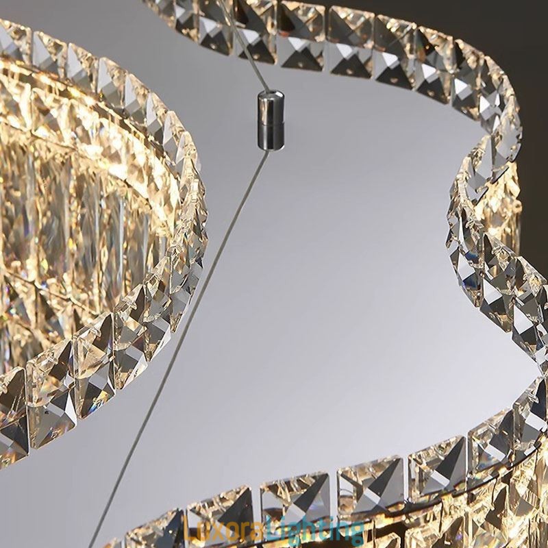 Designer Touch Decorative Long Crystal Pendant Light Luxury Decoration Ceiling Light