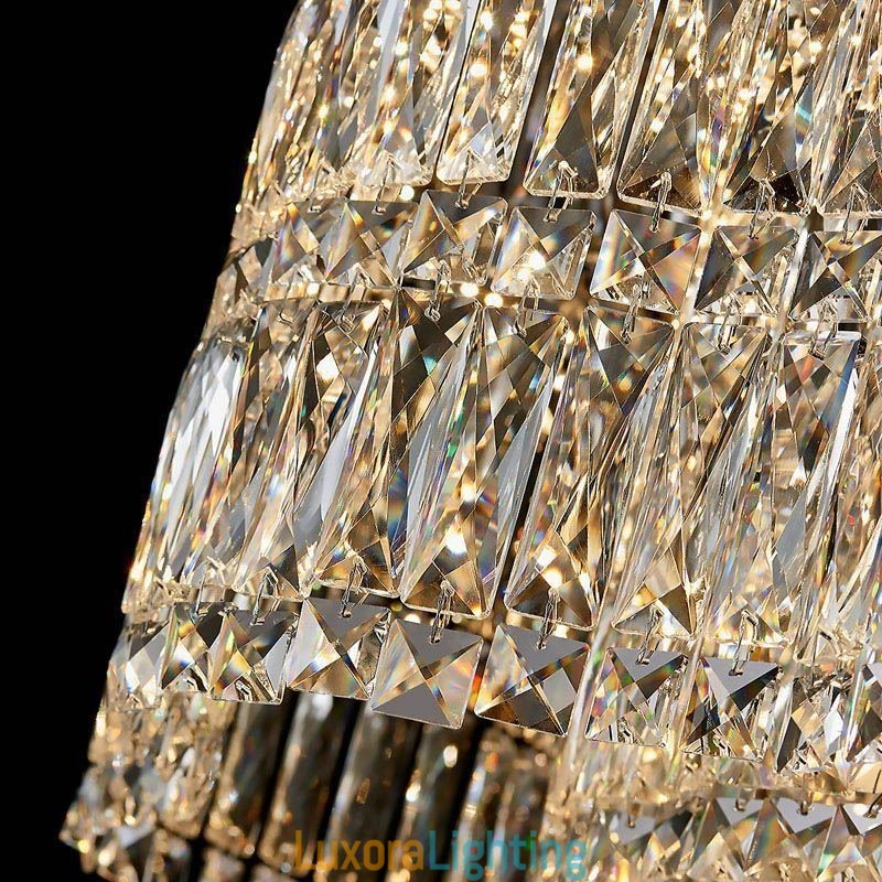 Designer Touch Decorative Long Crystal Pendant Light Luxury Decoration Ceiling Light