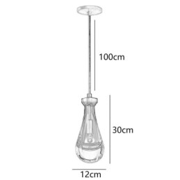 Designer Touch Decorative Water Drop Pendant Light Modern Minimalist Copper Art Ceiling Light