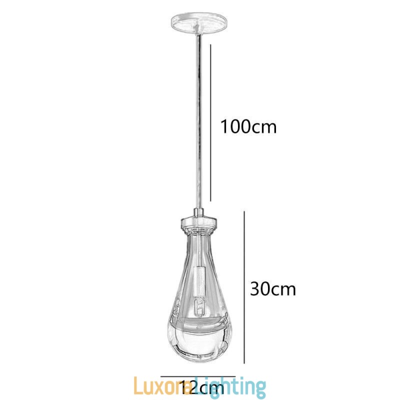 Designer Touch Decorative Water Drop Pendant Light Modern Minimalist Copper Art Ceiling Light