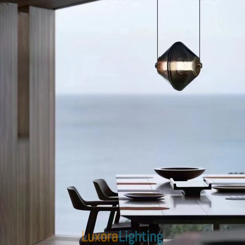 Designer Touch Decorative Pendant Light Modern Simple Single Glass Small Ceiling Light