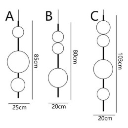 Designer Touch Decorative Pendant Light Modern Minimalist Magic Beans Molecule Ceiling Light