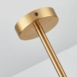 Designer Touch Decorative Pendant Light Modern Minimalist Wrought Iron Lava Glass Ceiling Light