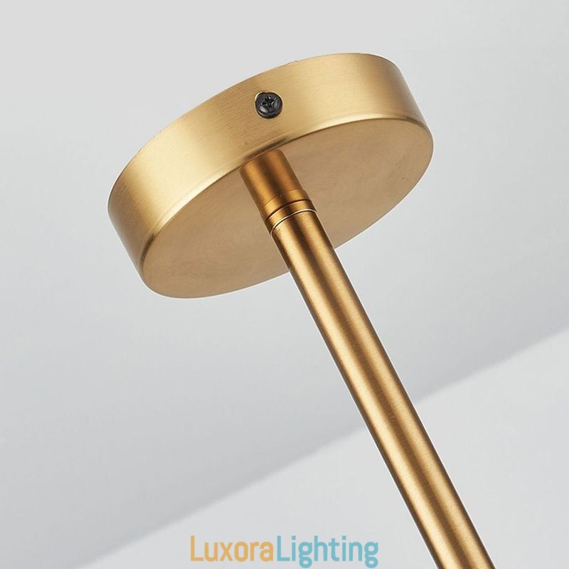 Designer Touch Decorative Pendant Light Modern Minimalist Wrought Iron Lava Glass Ceiling Light