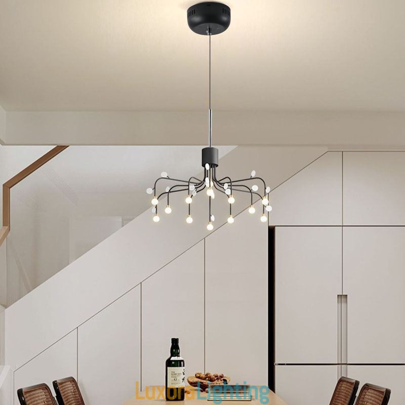 Designer Touch Decorative Pendant Light Nordic Creative Natural White Ceiling Light 14 Lights