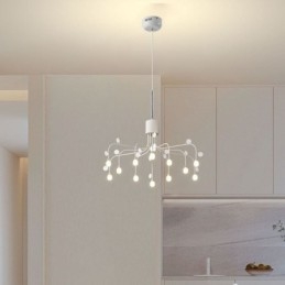 Designer Touch Decorative Pendant Light Nordic Creative Natural White Ceiling Light 14 Lights