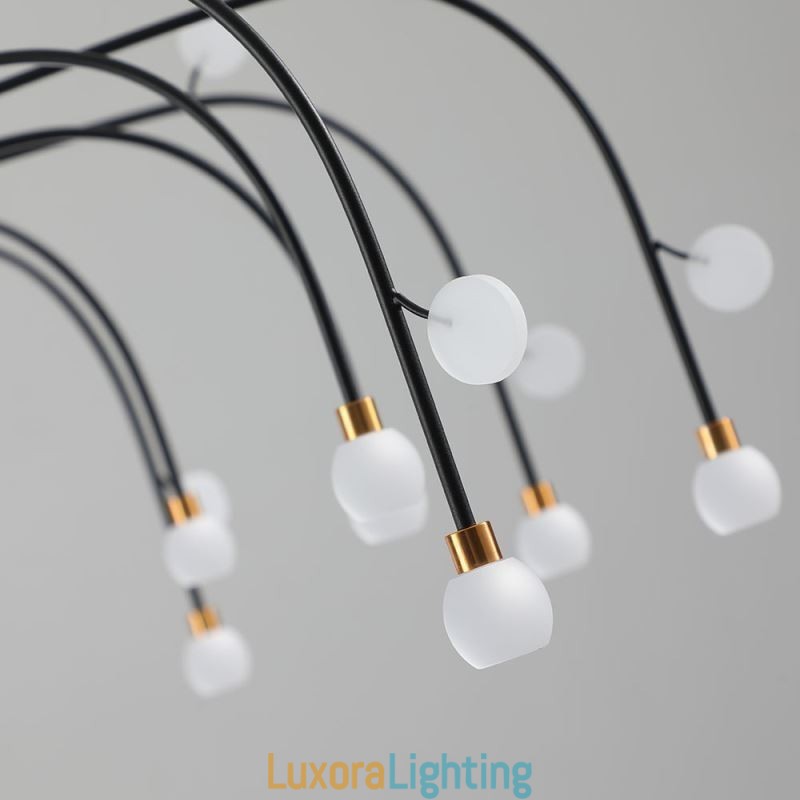 Designer Touch Decorative Pendant Light Nordic Creative Natural White Ceiling Light 14 Lights