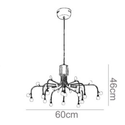 Designer Touch Decorative Pendant Light Nordic Creative Natural White Ceiling Light 14 Lights