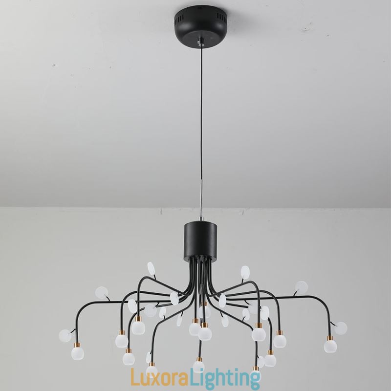 Designer Touch Decorative Pendant Light Nordic Creative Natural White Ceiling Light 14 Lights