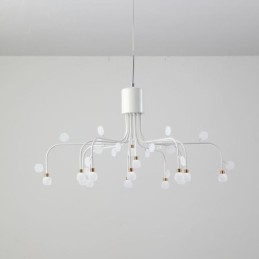 Designer Touch Decorative Pendant Light Nordic Creative Natural White Ceiling Light 14 Lights