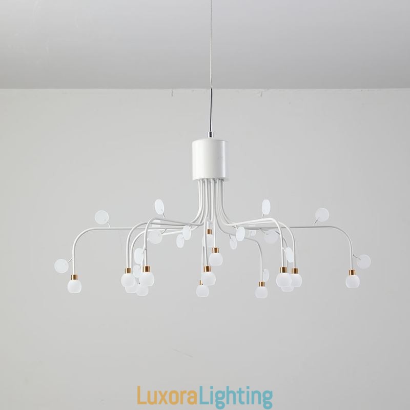 Designer Touch Decorative Pendant Light Nordic Creative Natural White Ceiling Light 14 Lights