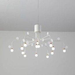 Designer Touch Decorative Pendant Light Nordic Creative Natural White Ceiling Light 14 Lights