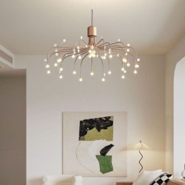 Designer Touch Decorative Pendant Light Nordic Creative Natural White Ceiling Light 30 Lights