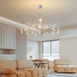 Designer Touch Decorative Pendant Light Nordic Creative Natural White Ceiling Light 30 Lights