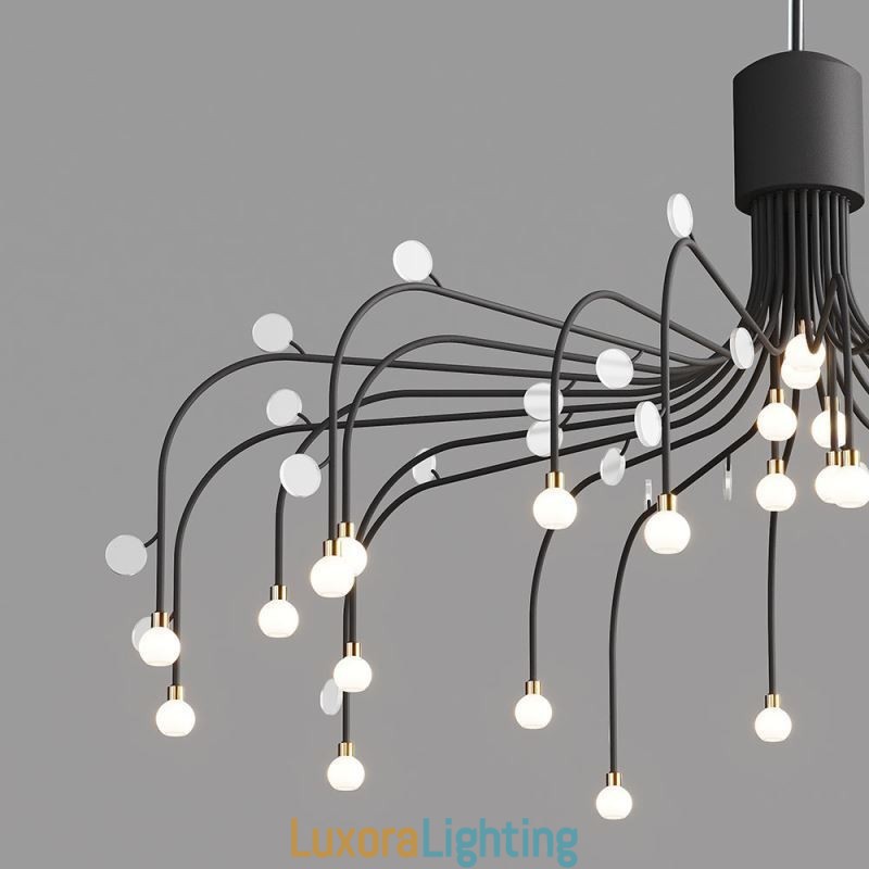 Designer Touch Decorative Pendant Light Nordic Creative Natural White Ceiling Light 30 Lights