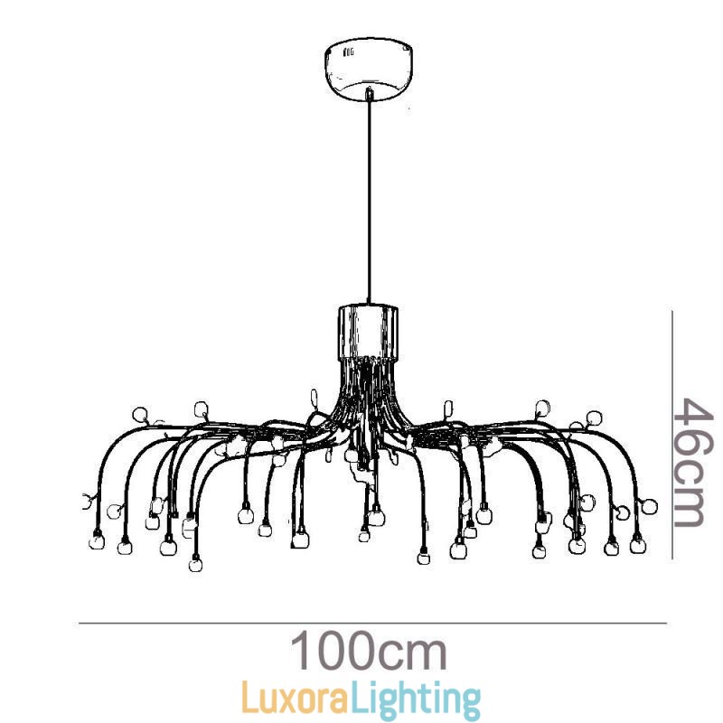 Designer Touch Decorative Pendant Light Nordic Creative Natural White Ceiling Light 30 Lights