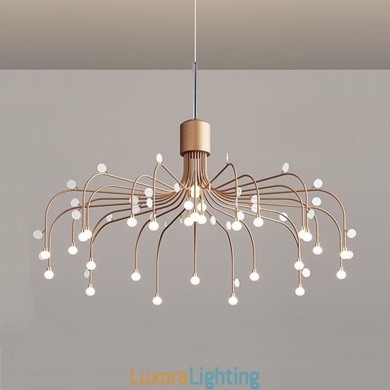 Designer Touch Decorative Pendant Light Nordic Creative Natural White Ceiling Light 30 Lights