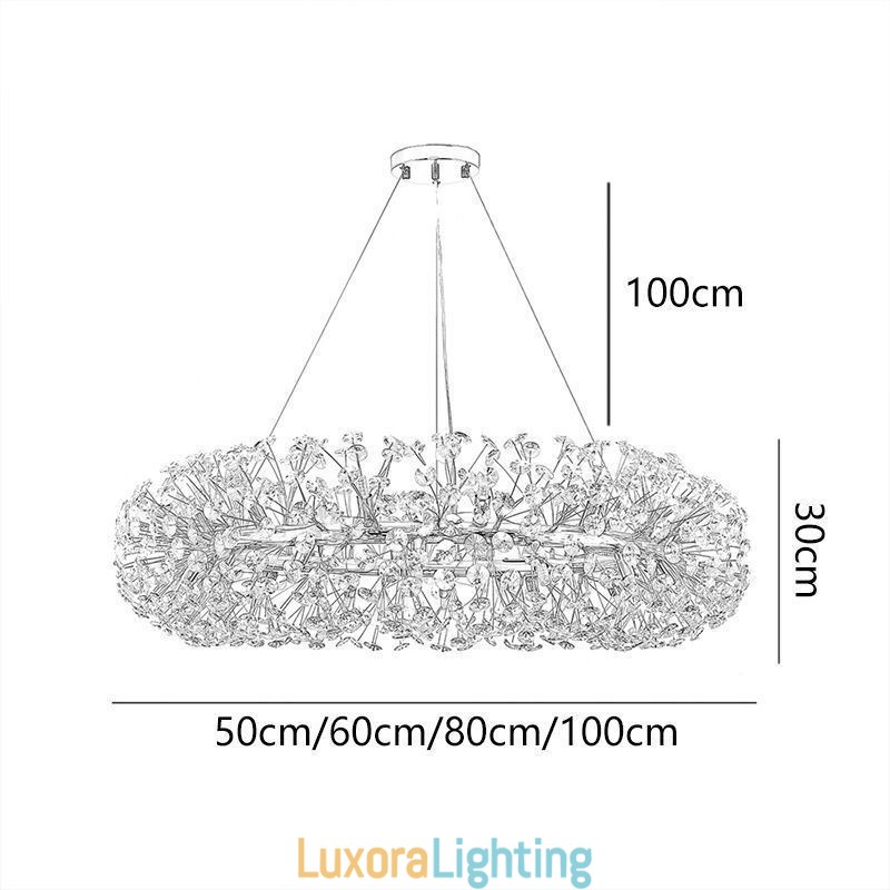 Designer Touch Decorative Pendant Light Modern Minimalist Wrought Iron Circular Sun Flower Ceiling Light