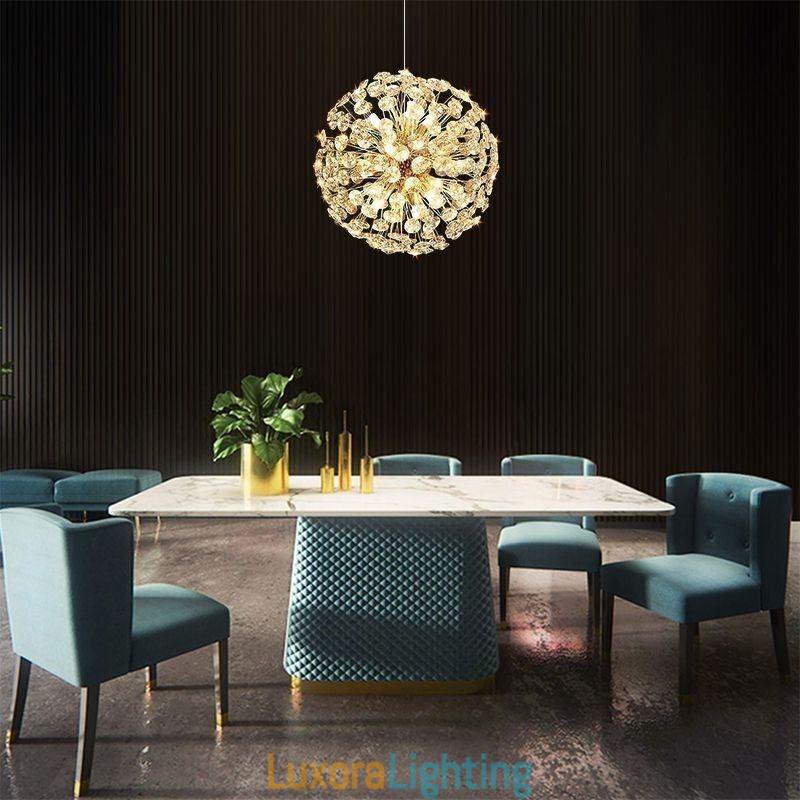 Designer Touch Decorative Ceiling Light Modern Minimalist Electroplating Iron Sun Flower Pendant Light