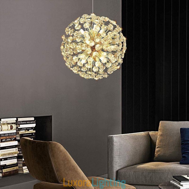 Designer Touch Decorative Ceiling Light Modern Minimalist Electroplating Iron Sun Flower Pendant Light