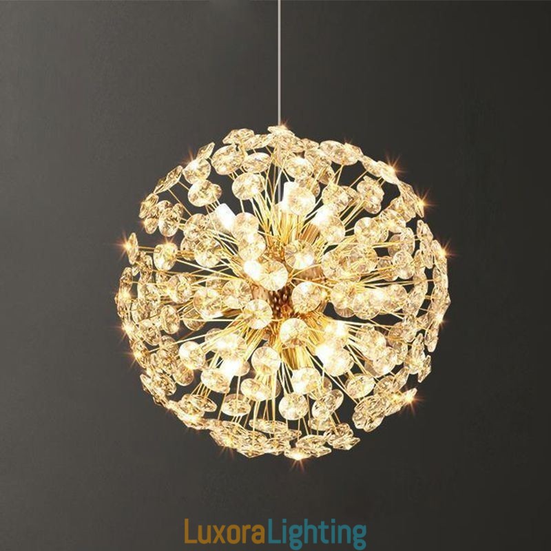 Designer Touch Decorative Ceiling Light Modern Minimalist Electroplating Iron Sun Flower Pendant Light