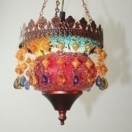 Designer Touch Decorative Christmas Card Lnternet Cafe Retro Art Chandelier Industrial Garden