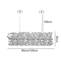 Designer Touch Decorative Pendant Light Electroplating Strip Sun Flower Wrought Iron Ceiling Light