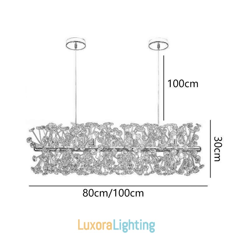 Designer Touch Decorative Pendant Light Electroplating Strip Sun Flower Wrought Iron Ceiling Light