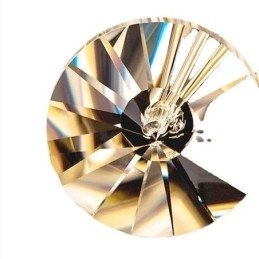 Designer Touch Decorative Pendant Light Electroplating Strip Sun Flower Wrought Iron Ceiling Light