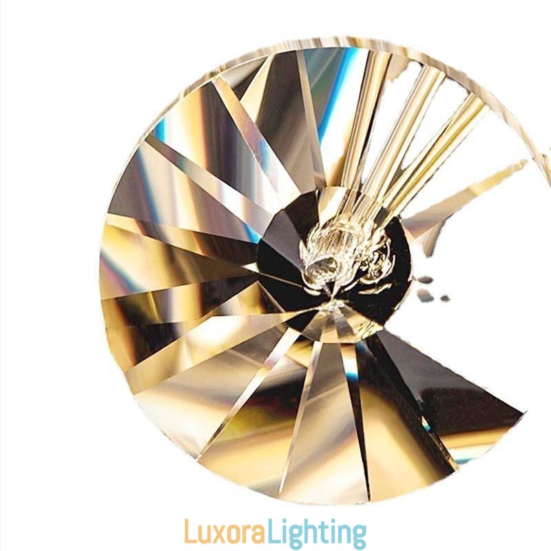 Designer Touch Decorative Pendant Light Electroplating Strip Sun Flower Wrought Iron Ceiling Light