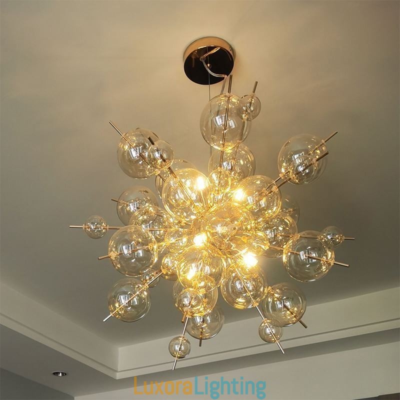 Designer Touch Decorative Modern Pendant Light Minimalist Bubble Glass Ceiling Light