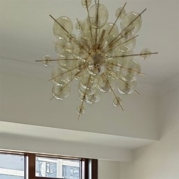 Designer Touch Decorative Modern Pendant Light Minimalist Bubble Glass Ceiling Light
