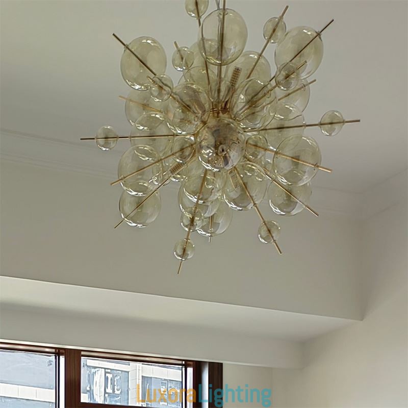 Designer Touch Decorative Modern Pendant Light Minimalist Bubble Glass Ceiling Light
