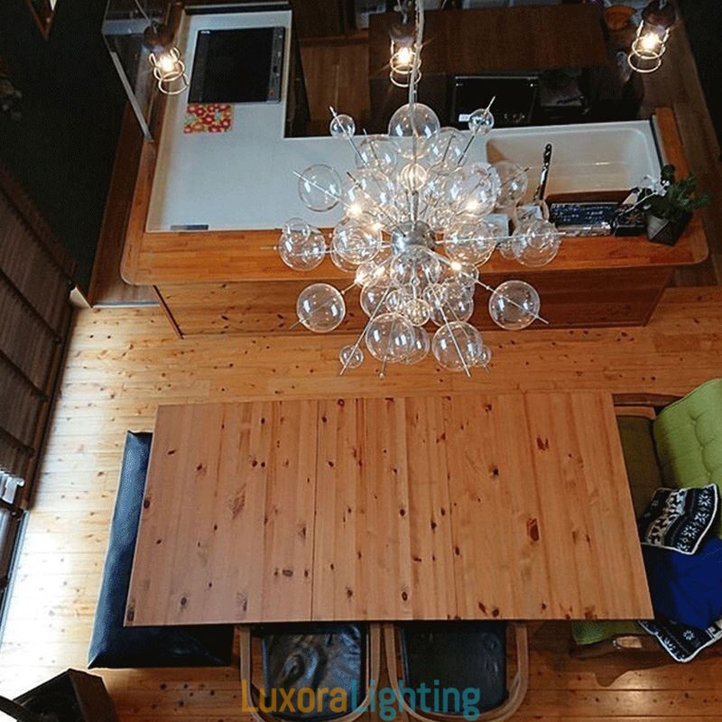 Designer Touch Decorative Modern Pendant Light Minimalist Bubble Glass Ceiling Light
