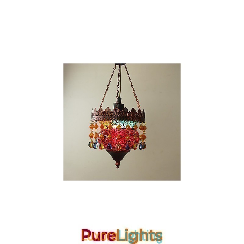 Designer Touch Decorative Christmas Card Lnternet Cafe Retro Art Chandelier Industrial Garden