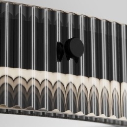 Designer Touch Decorative Circle Pendant Light 60 80CM Glass Ceiling Light Stepless Dimmable With Remote Control