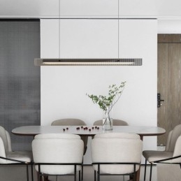 Designer Touch Decorative Pendant Light 100CM Glass Ceiling Light Stepless Dimmable With Remote Control