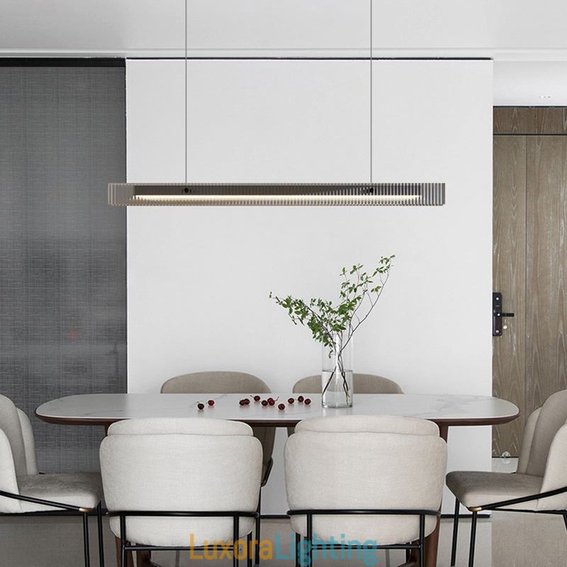 Designer Touch Decorative Pendant Light 100CM Glass Ceiling Light Stepless Dimmable With Remote Control