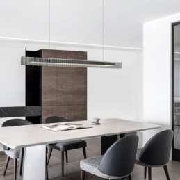 Designer Touch Decorative Pendant Light 100CM Glass Ceiling Light Stepless Dimmable With Remote Control