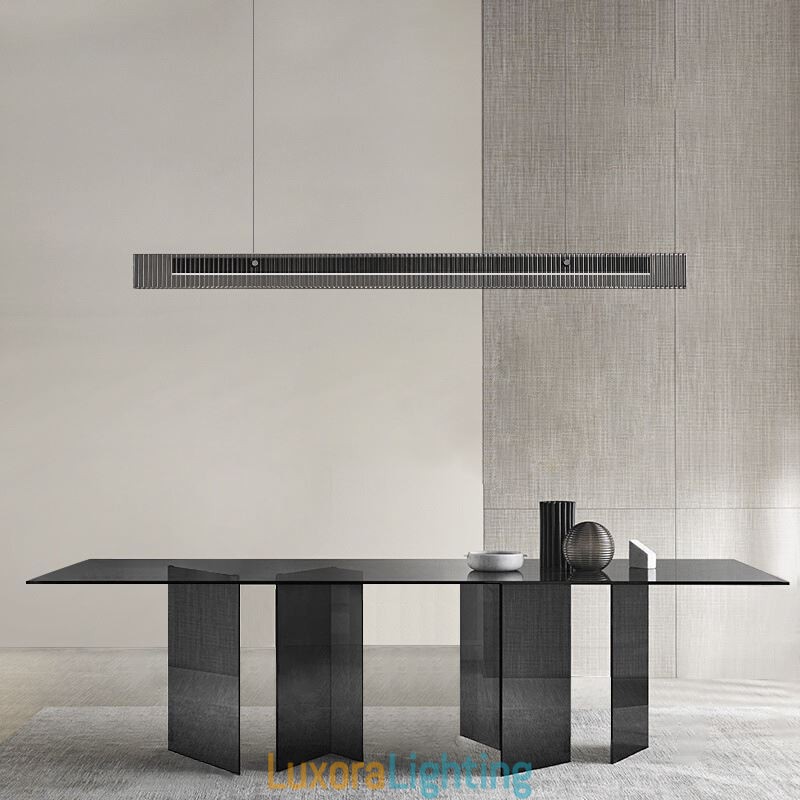 Designer Touch Decorative Pendant Light 100CM Glass Ceiling Light Stepless Dimmable With Remote Control