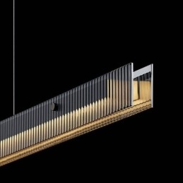 Designer Touch Decorative Pendant Light 100CM Glass Ceiling Light Stepless Dimmable With Remote Control