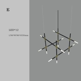 Designer Touch Decorative Pendant Light Splicing Warm White Creative Ceiling Light DIY Combination Lamp