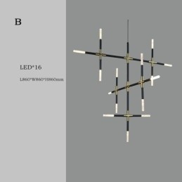 Designer Touch Decorative Pendant Light Splicing Warm White Creative Ceiling Light DIY Combination Lamp