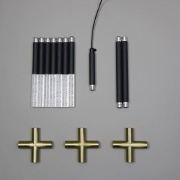 Designer Touch Decorative Simple Pendant Light Creative Splicing Warm White Ceiling Light DIY Combination Lamp