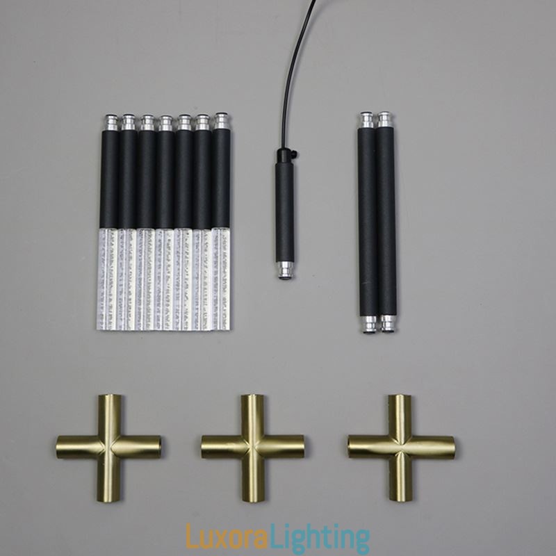 Designer Touch Decorative Simple Pendant Light Creative Splicing Warm White Ceiling Light DIY Combination Lamp