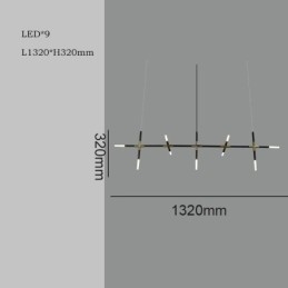 Designer Touch Decorative Simple Pendant Light Creative Splicing Warm White Ceiling Light DIY Combination Lamp