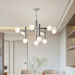 Designer Touch Decorative Simple Pendant Light Wrought Iron Magic Beans Molecule Ceiling Light