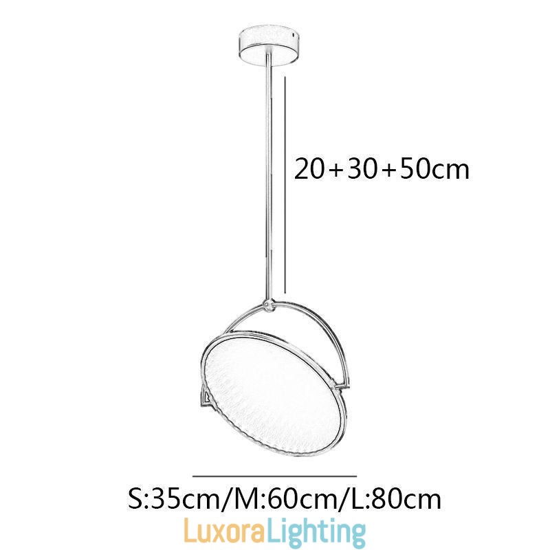 Designer Touch Decorative Nordic Pendant Light Creative Wrought Iron Ring Ceiling Light