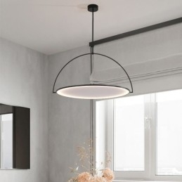 Designer Touch Decorative Nordic Pendant Light Creative Wrought Iron Ring Ceiling Light