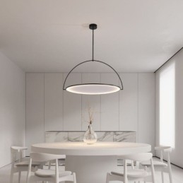 Designer Touch Decorative Nordic Pendant Light Creative Wrought Iron Ring Ceiling Light